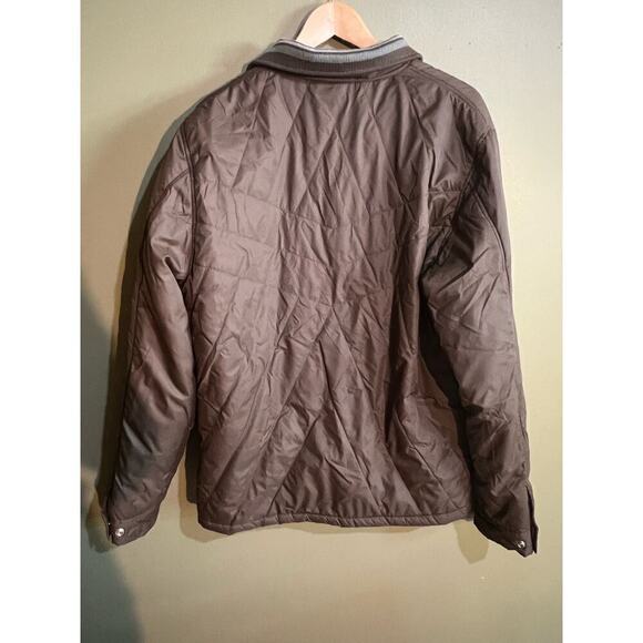 Volcom brown blue men’s jacket coat size L - Picture 2 of 10